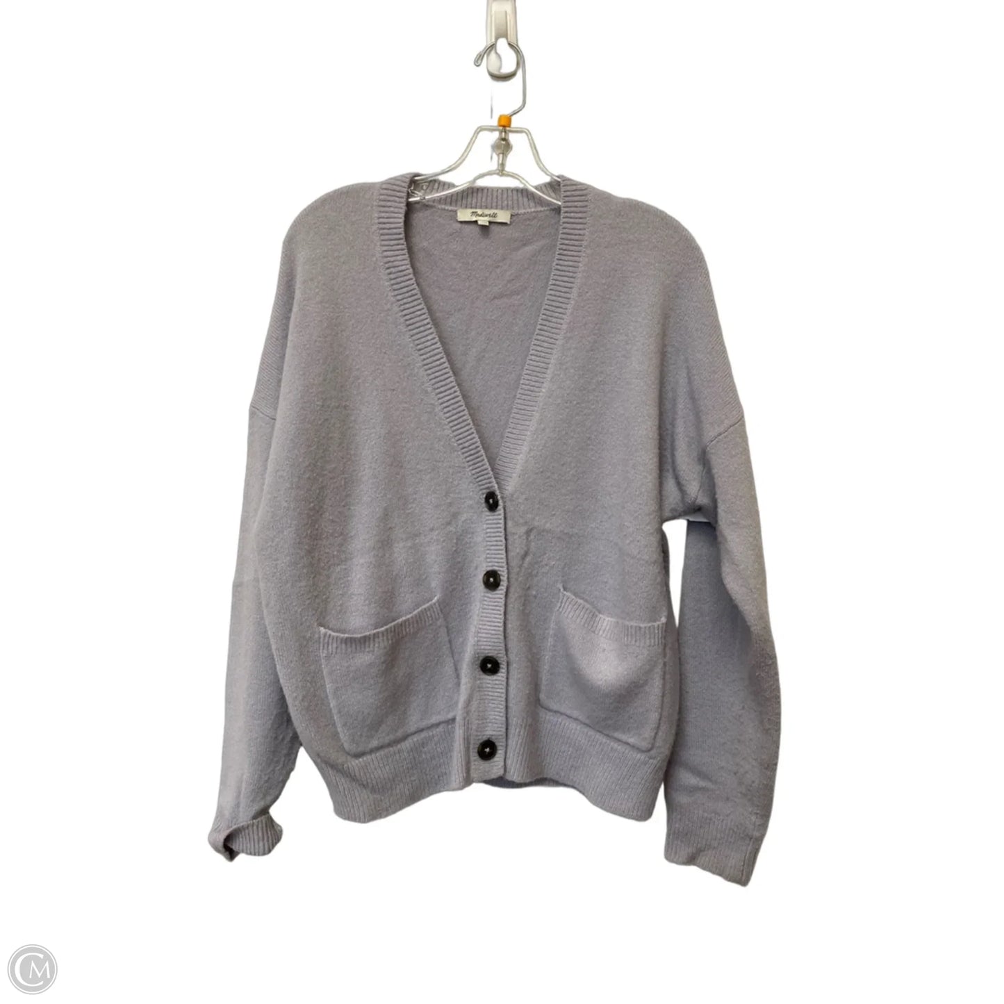 Sweater Cardigan By Madewell In Grey, Size: S