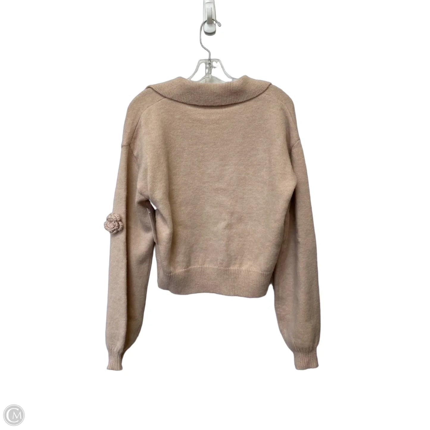 Sweater Cardigan By Bluivy In Pink, Size: S