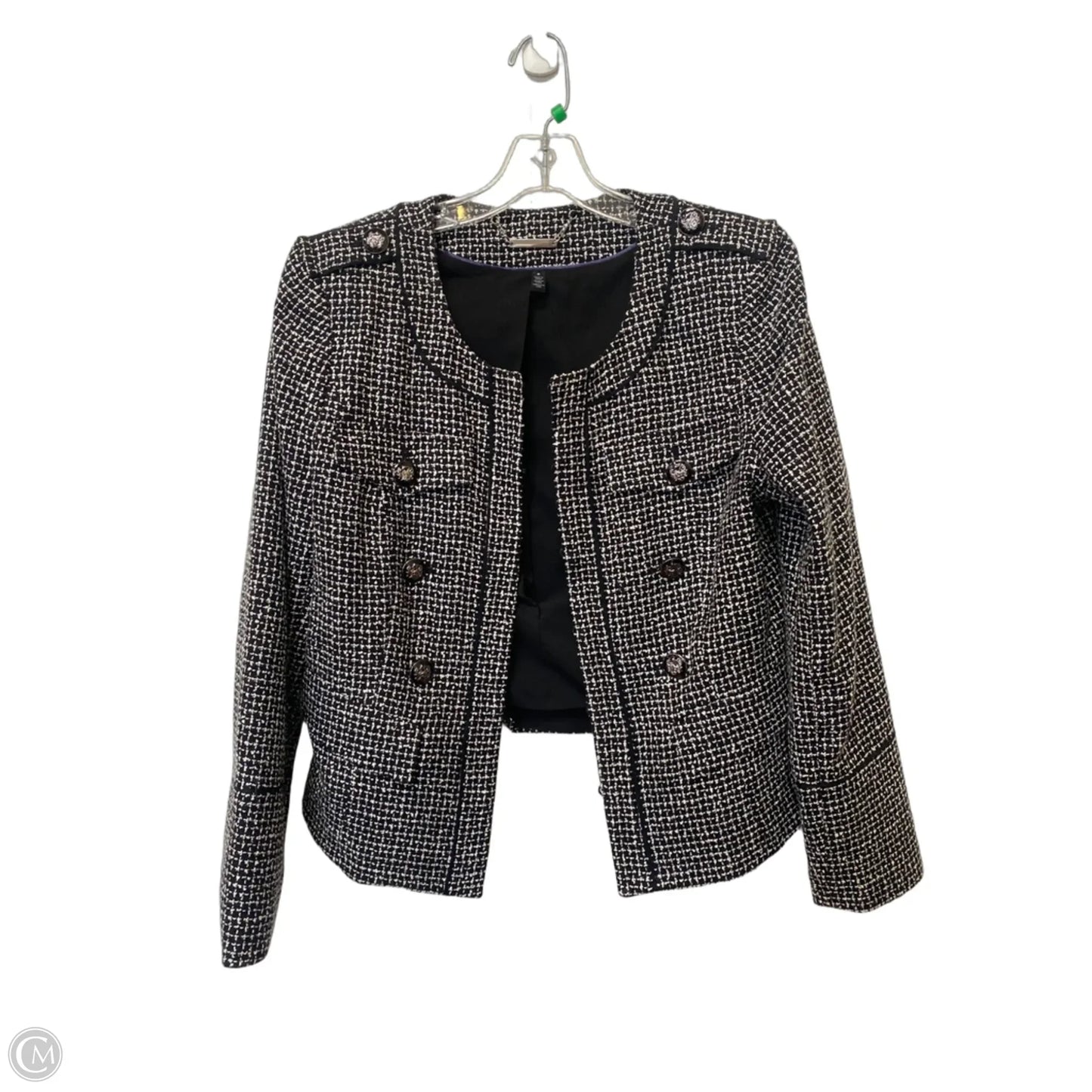 Blazer By White House Black Market In Black & White, Size: 8