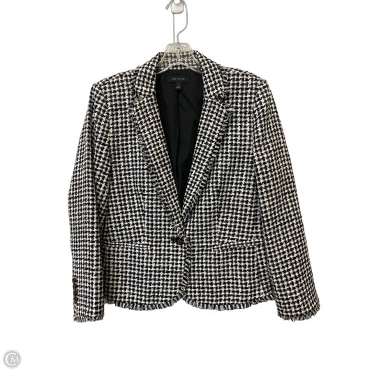 Blazer By Ann Taylor In Black & White, Size: 10