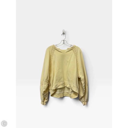 Top Long Sleeve By Aerie In Cream, Size: S