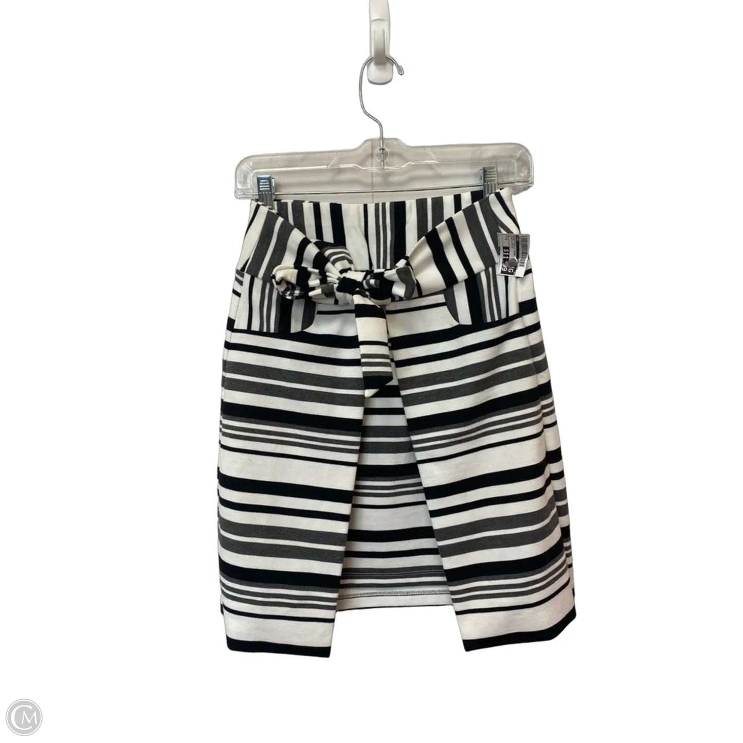 Skirt Mini & Short By Cabi In Black & White, Size: S