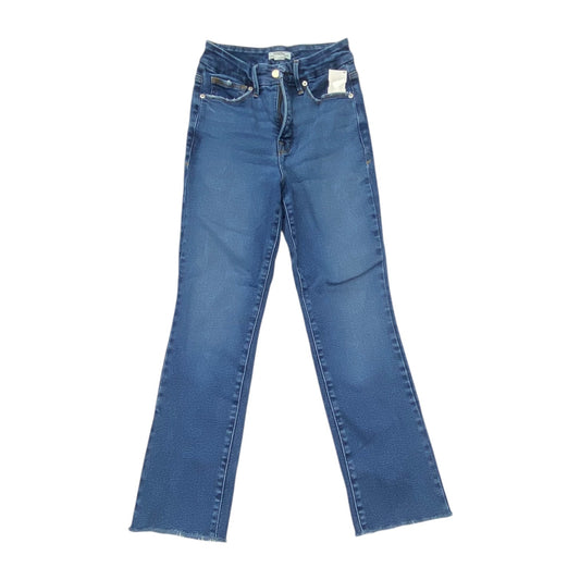 Jeans Boot Cut By Good American In Blue Denim, Size:2