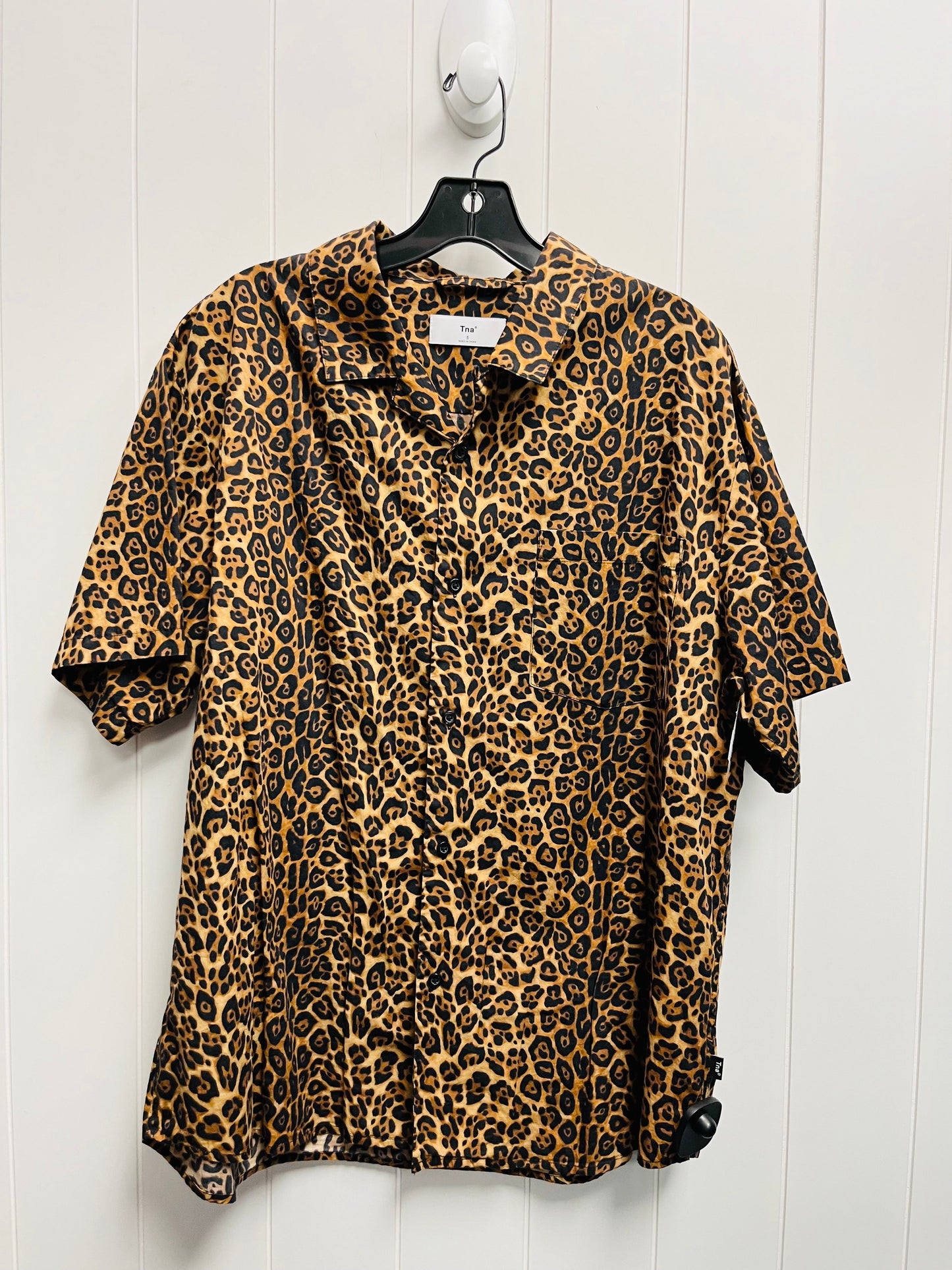 Animal Print Top Short Sleeve TNA Size S