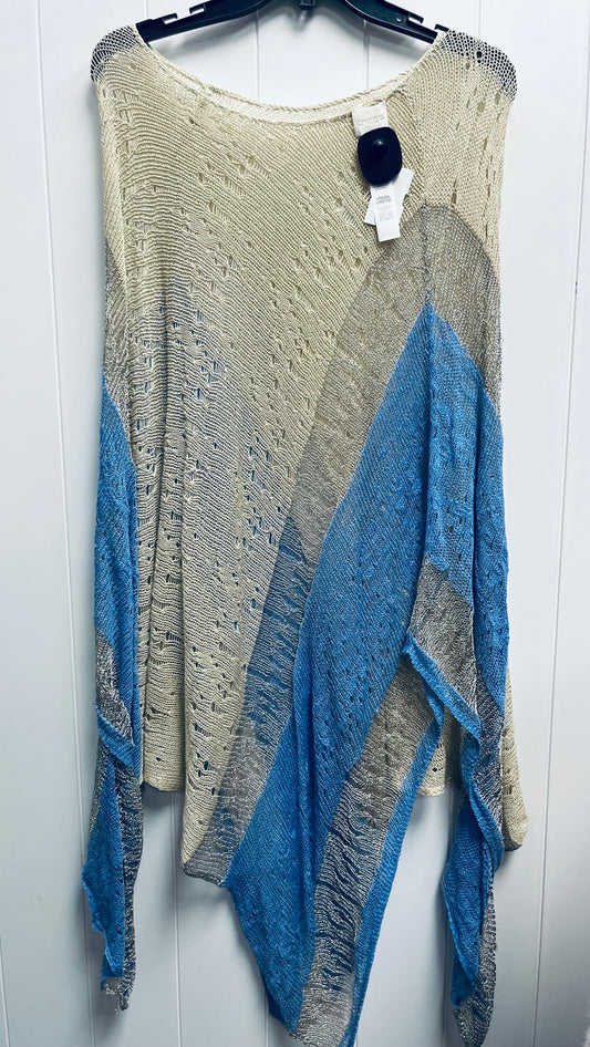 Shawl By Chicos In Blue, Size: Onesize