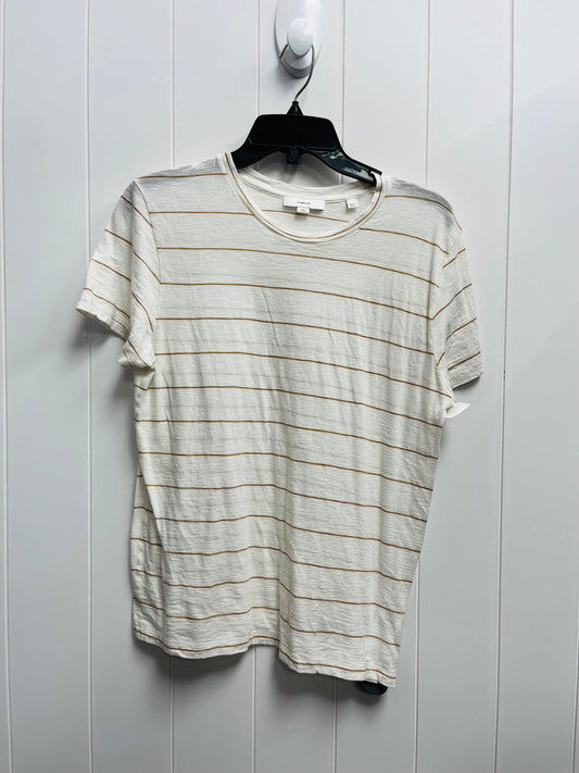 Top Short Sleeve Basic By Vince In Cream, Size: L