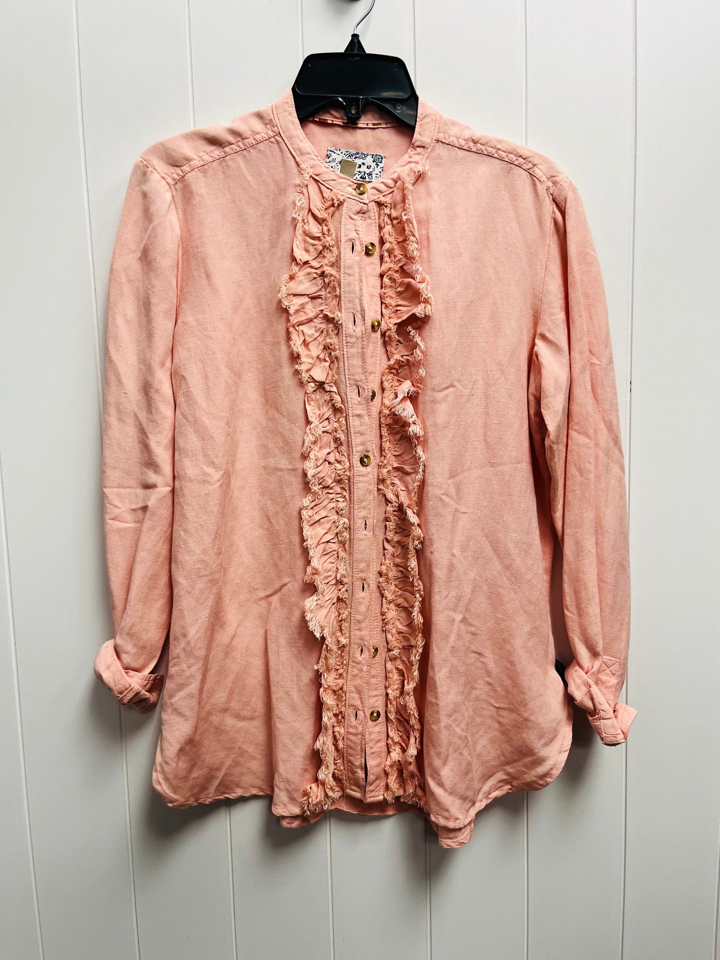 Pink Top Long Sleeve Pilcro, Size S