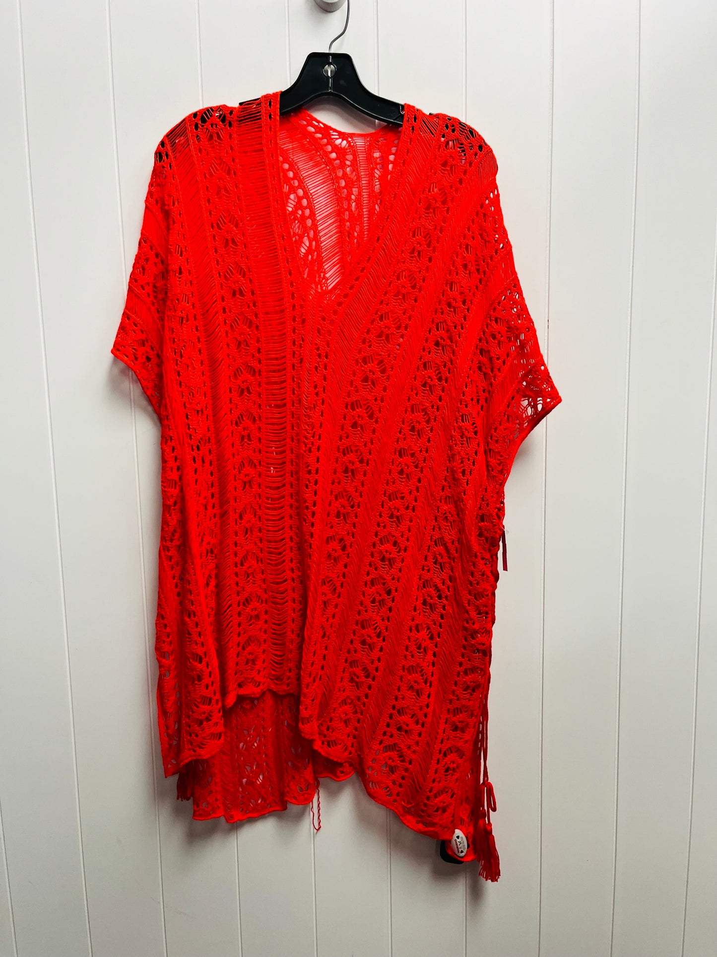 Red Tunic Short Sleeve Clothes Mentor, Size Onesize