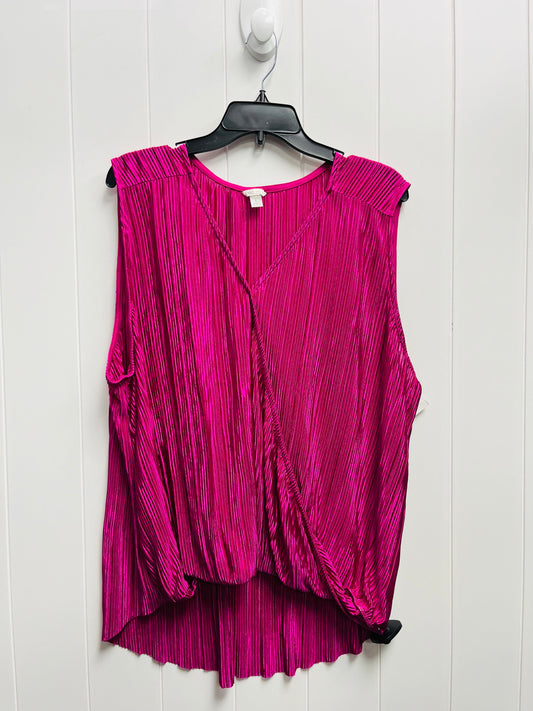 Pink Top Sleeveless Cato, Size L