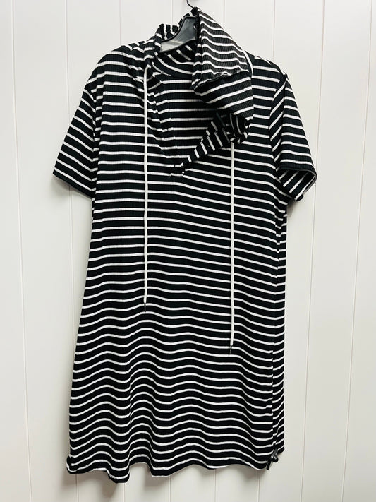 Black & White Dress Casual Short Shein, Size 2x