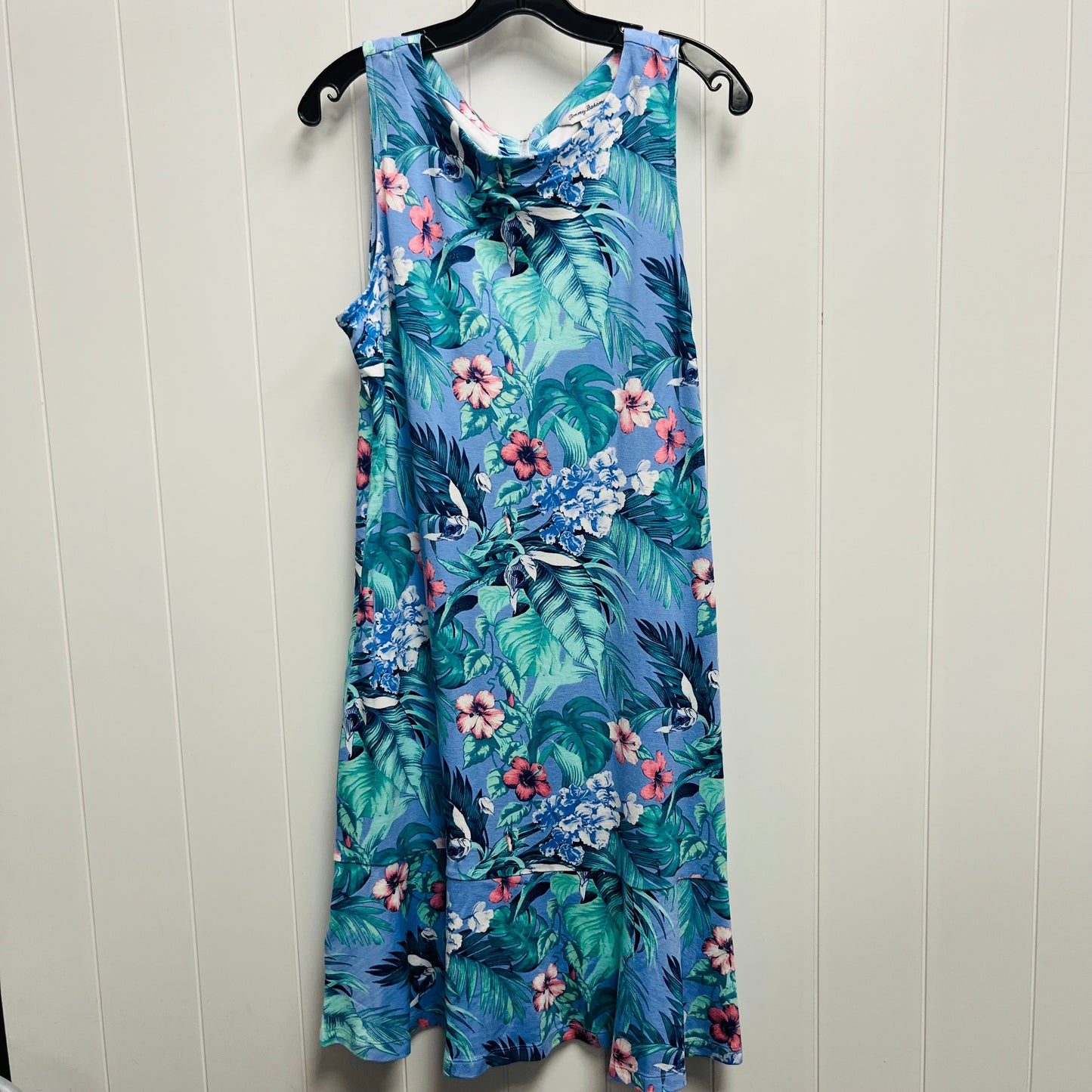 Dress Casual Short By Tommy Bahama In Blue & Pink, Size: L