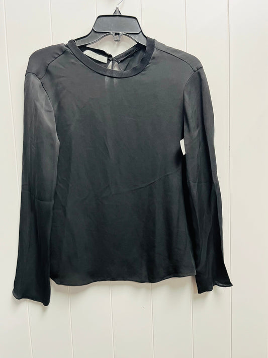 Blouse Long Sleeve By Vince In Black, Size: Xs