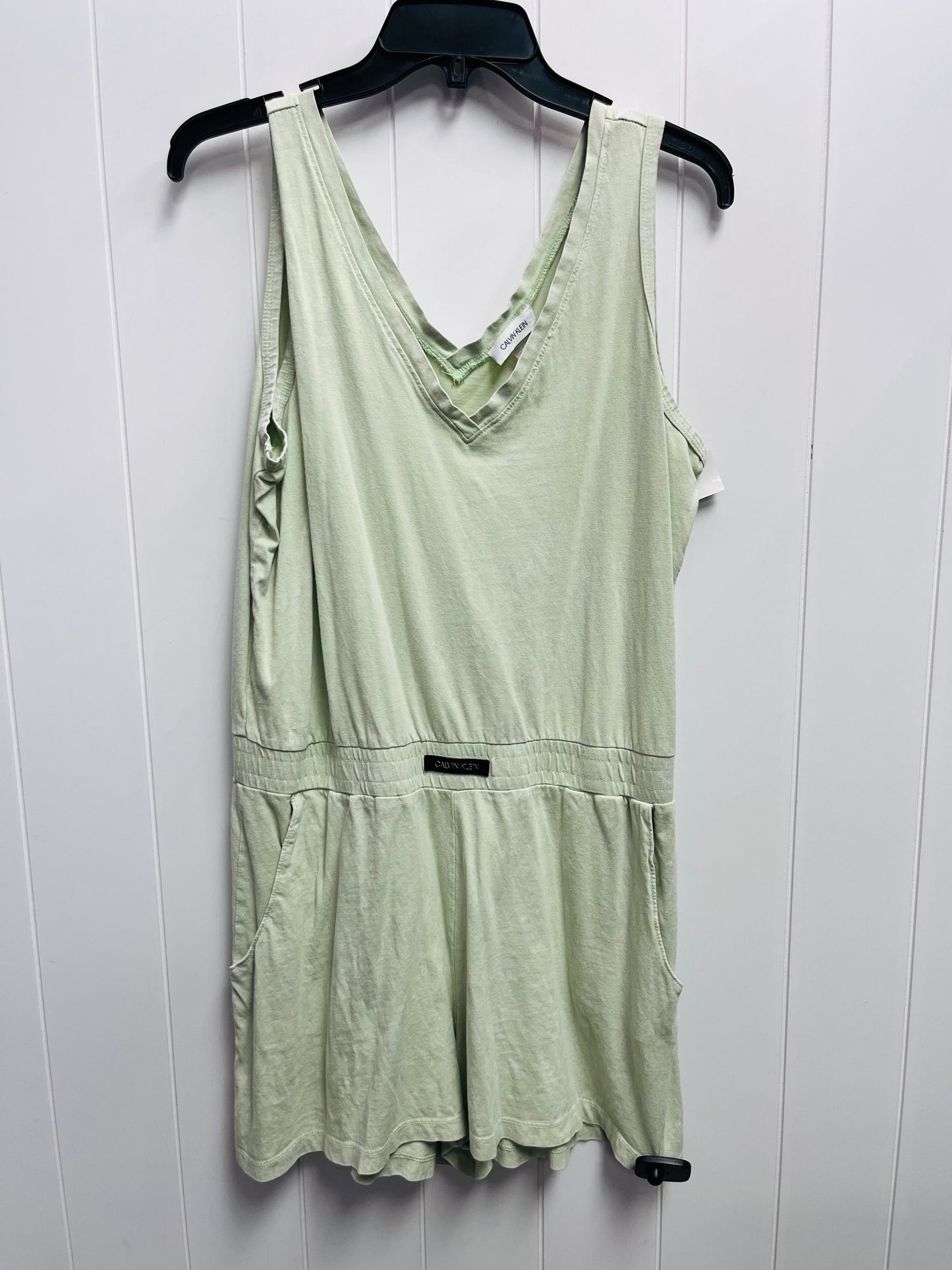 Romper By Calvin Klein In Green, Size: L