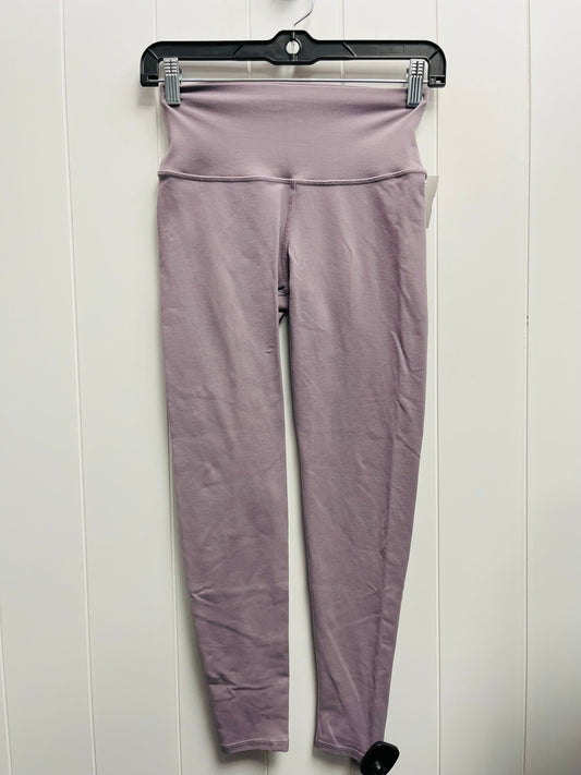 Athletic Capris By Alo In Purple, Size: Xs