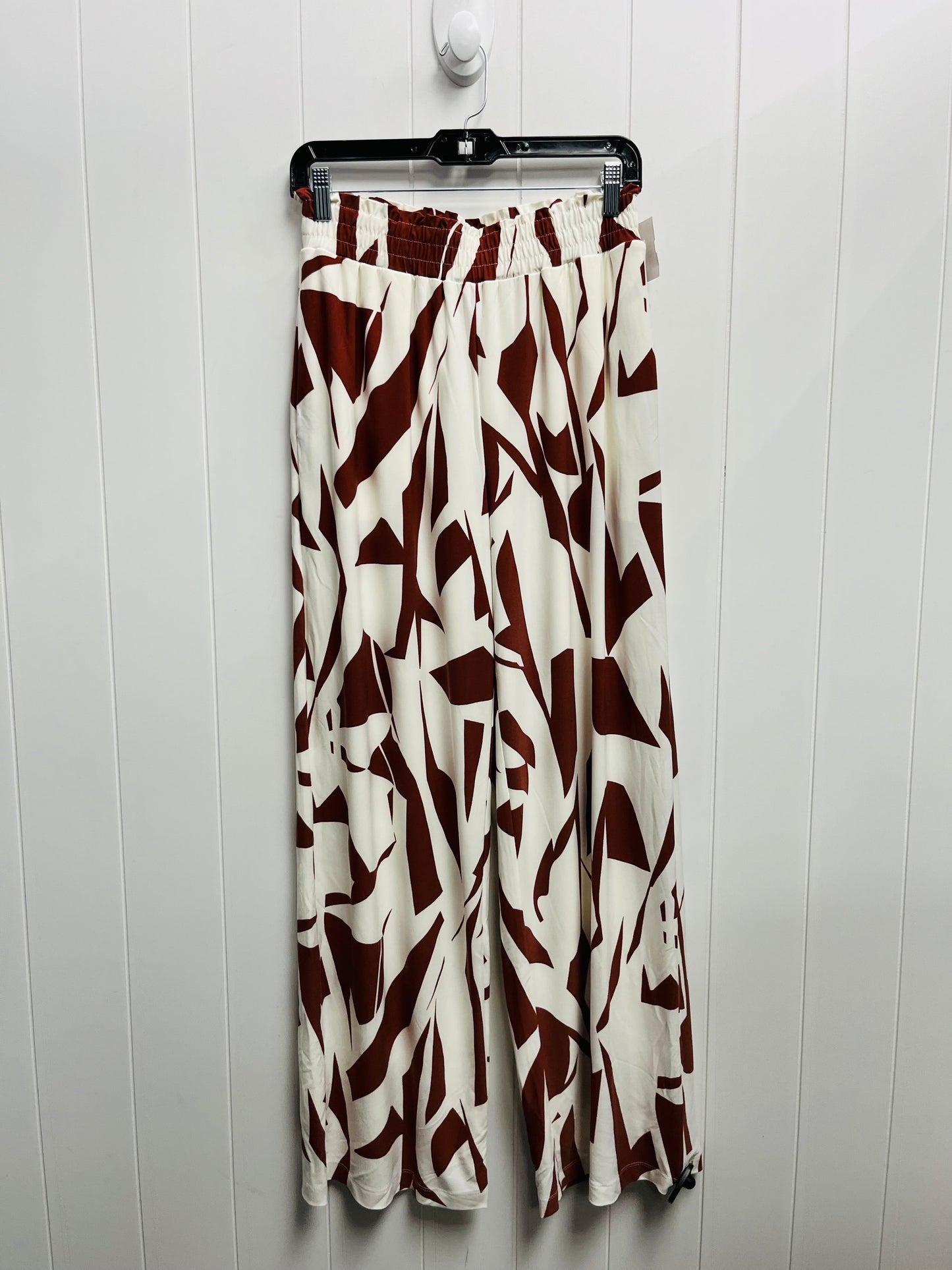 Pants Wide Leg By Express In Tan & White, Size: S