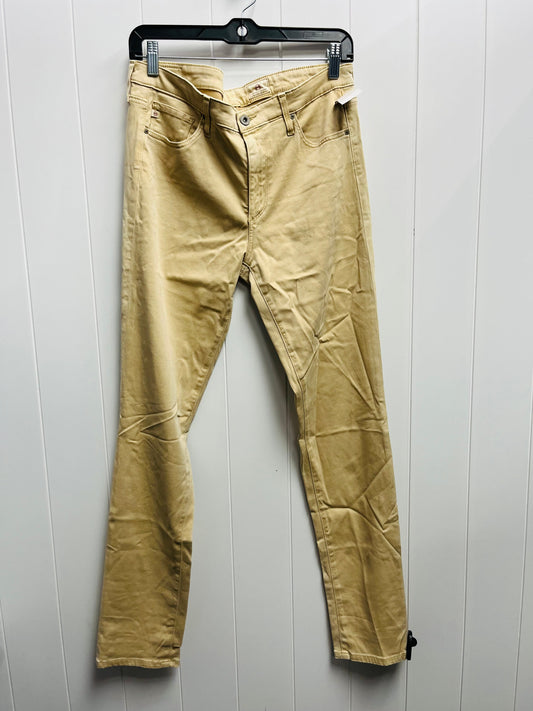 Jeans Skinny By Adriano Goldschmied In Tan, Size: 8