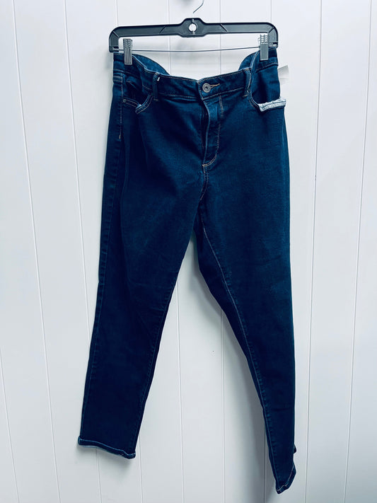 Jeans Skinny By Ana In Blue Denim, Size: 18