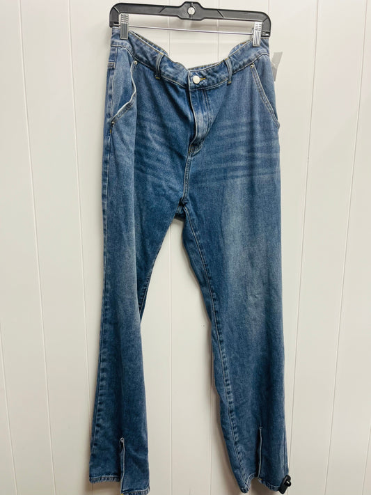 Jeans Wide Leg By Clothes Mentor In Blue Denim, Size: Xl