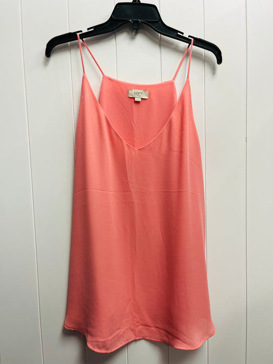 Top Sleeveless By Loft In Pink, Size: Xl