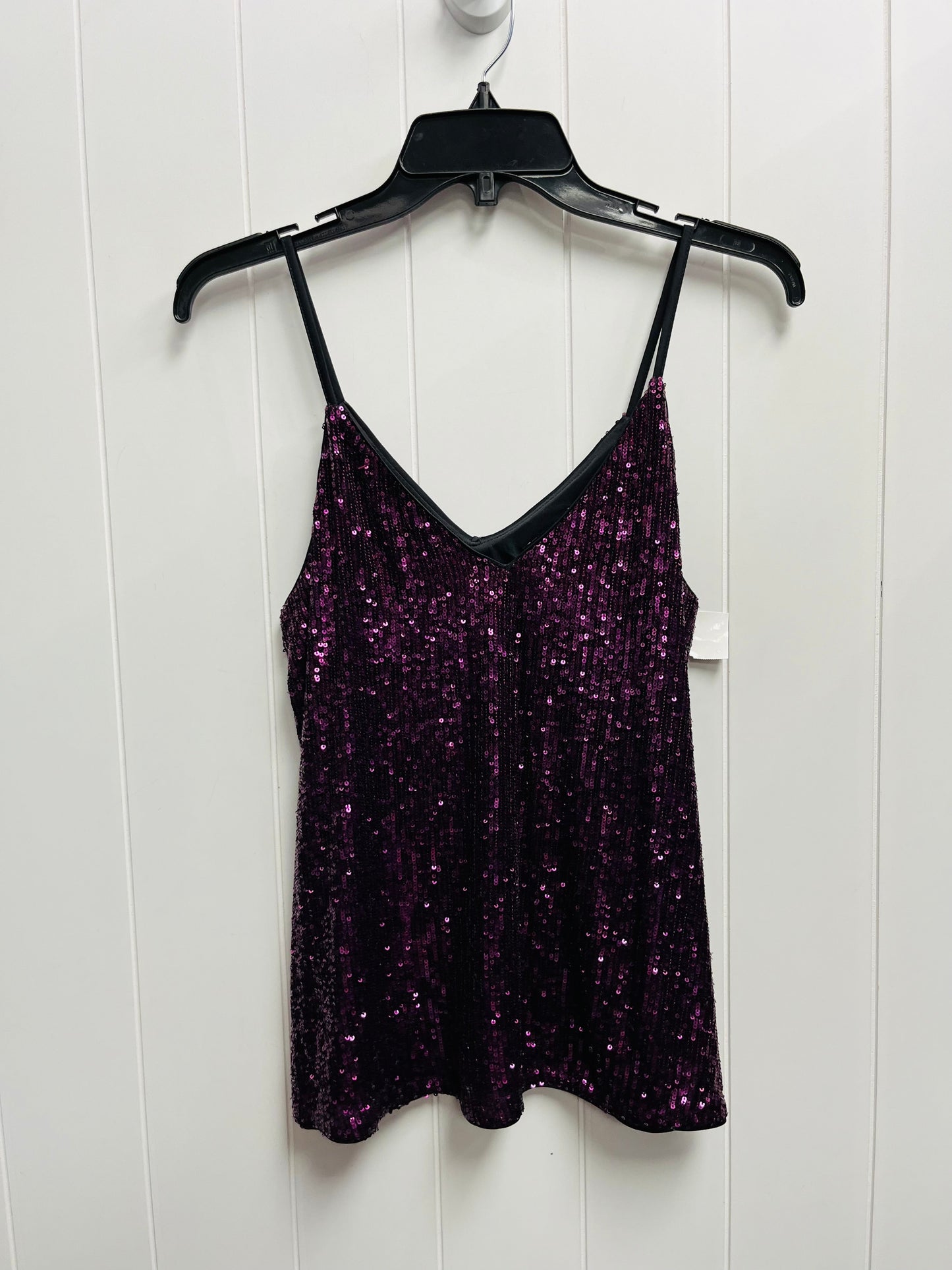 Top Sleeveless By Express In Purple, Size: S