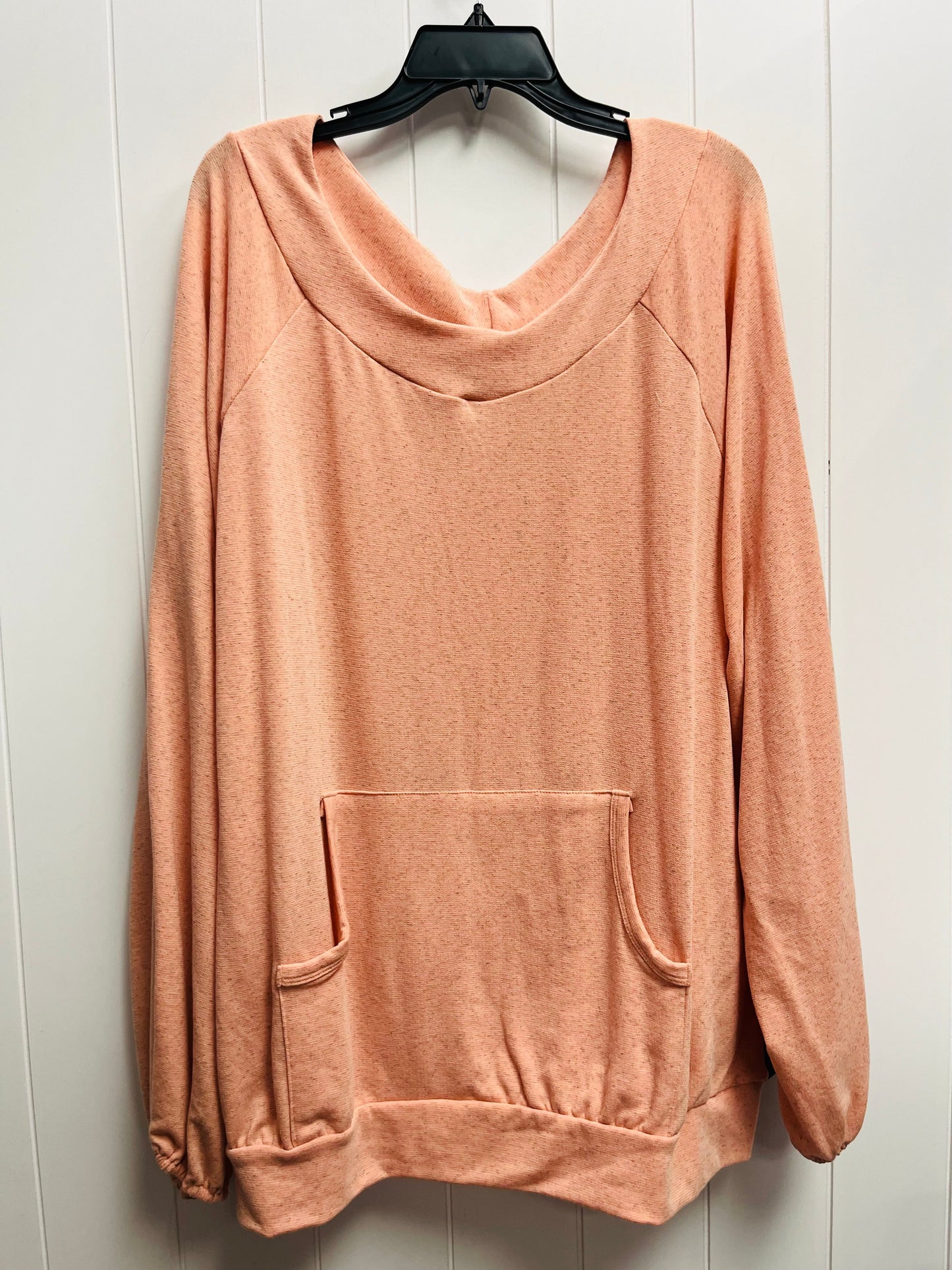 Top Long Sleeve By White Birch In Orange, Size: 3x