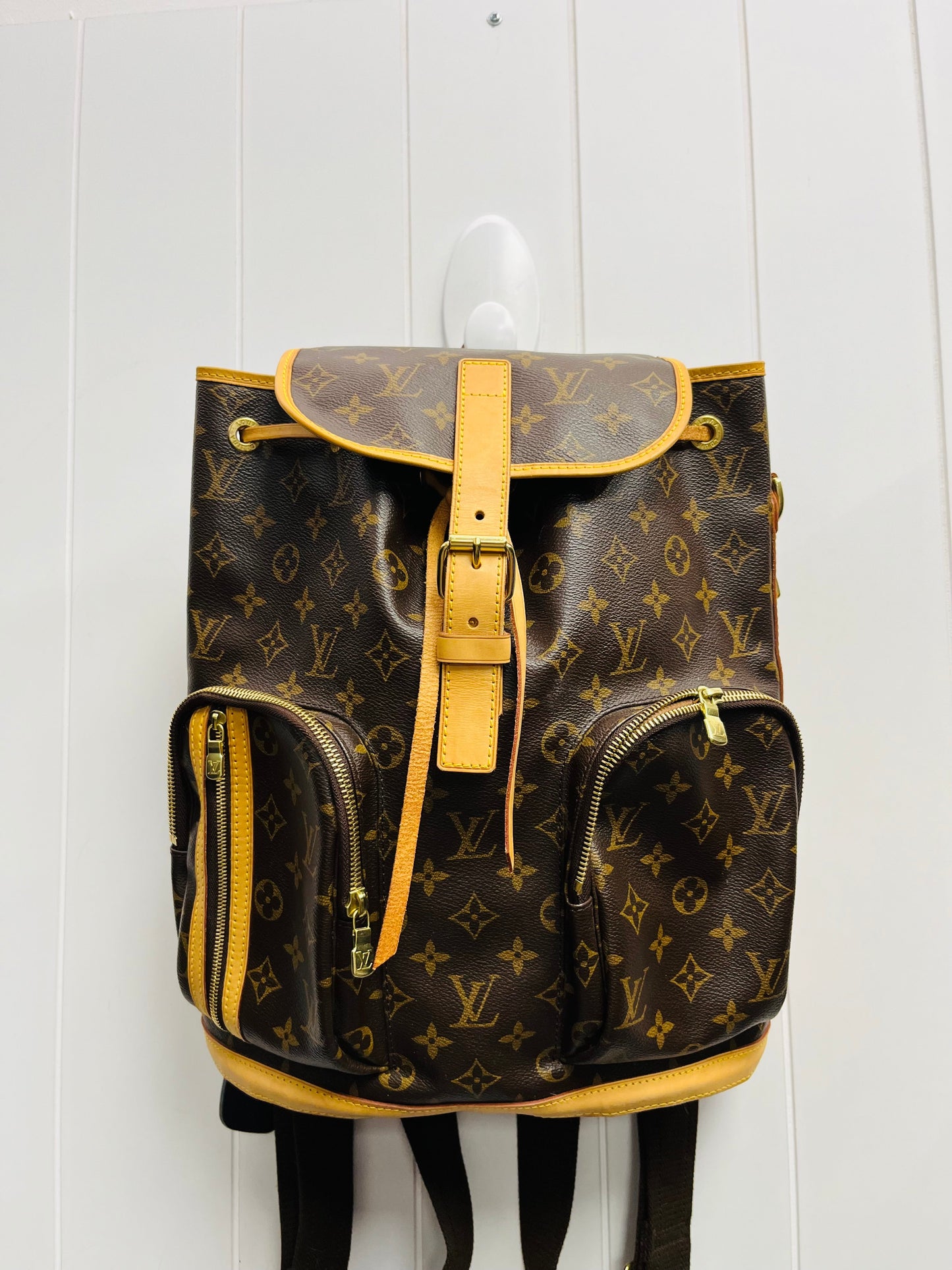 Backpack Luxury Designer By Louis Vuitton, Size: Large