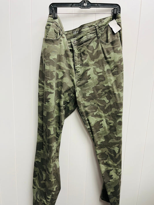 Pants Other By Style And Company In Camouflage Print, Size: 20