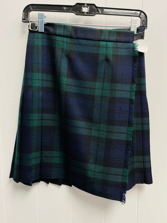 Skirt Mini & Short By PURE NEW WOOK In Blue & Green, Size: 8