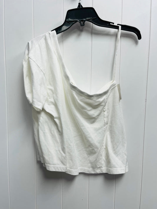 Top Short Sleeve By Free People In White, Size: M