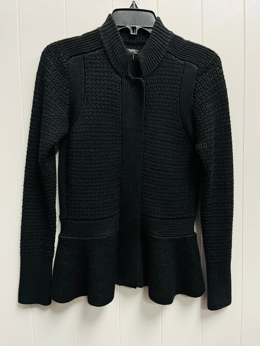 Sweater Cardigan By Ann Taylor In Black, Size: M