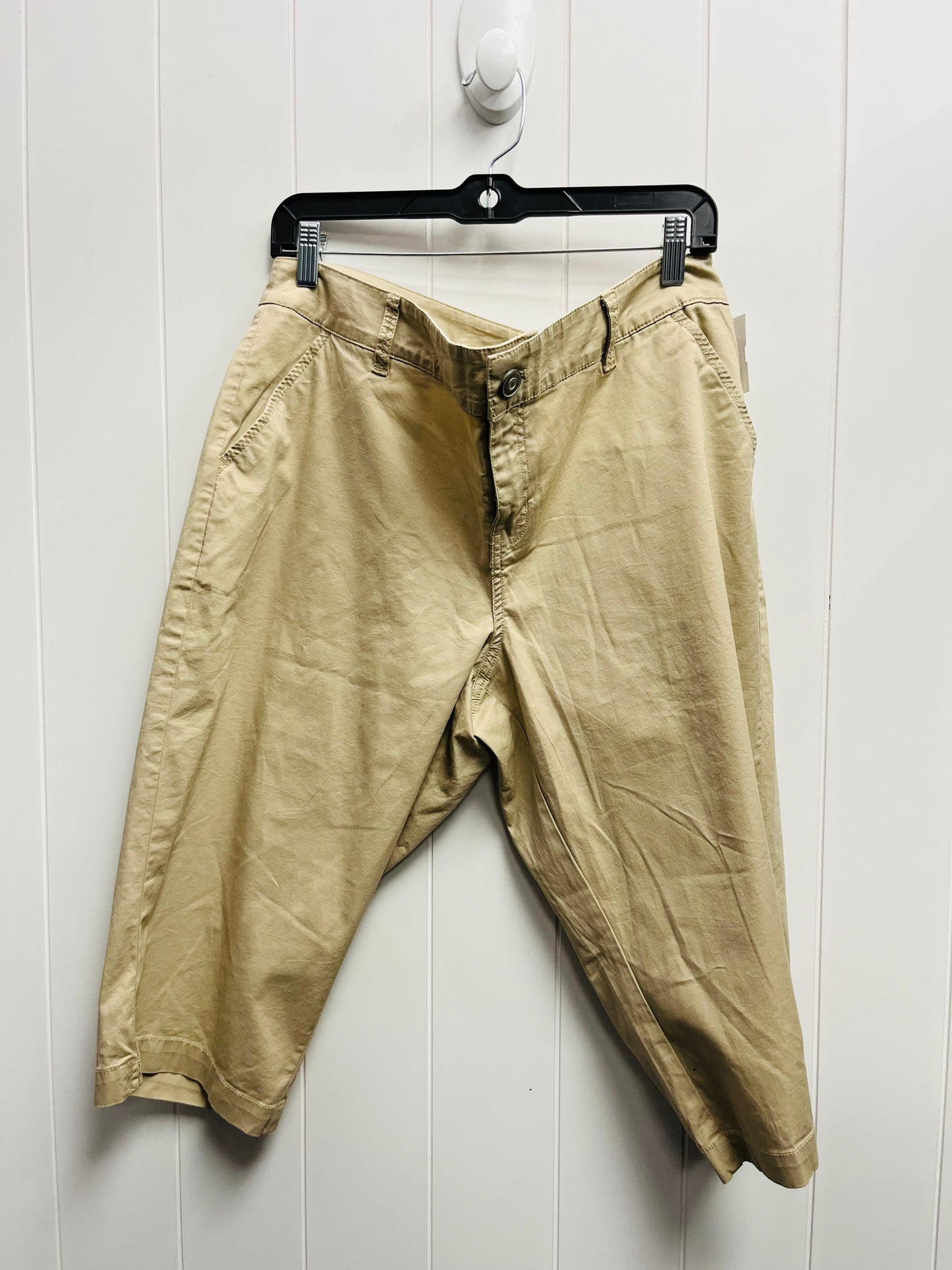 Capris By Lane Bryant In Tan, Size: 16