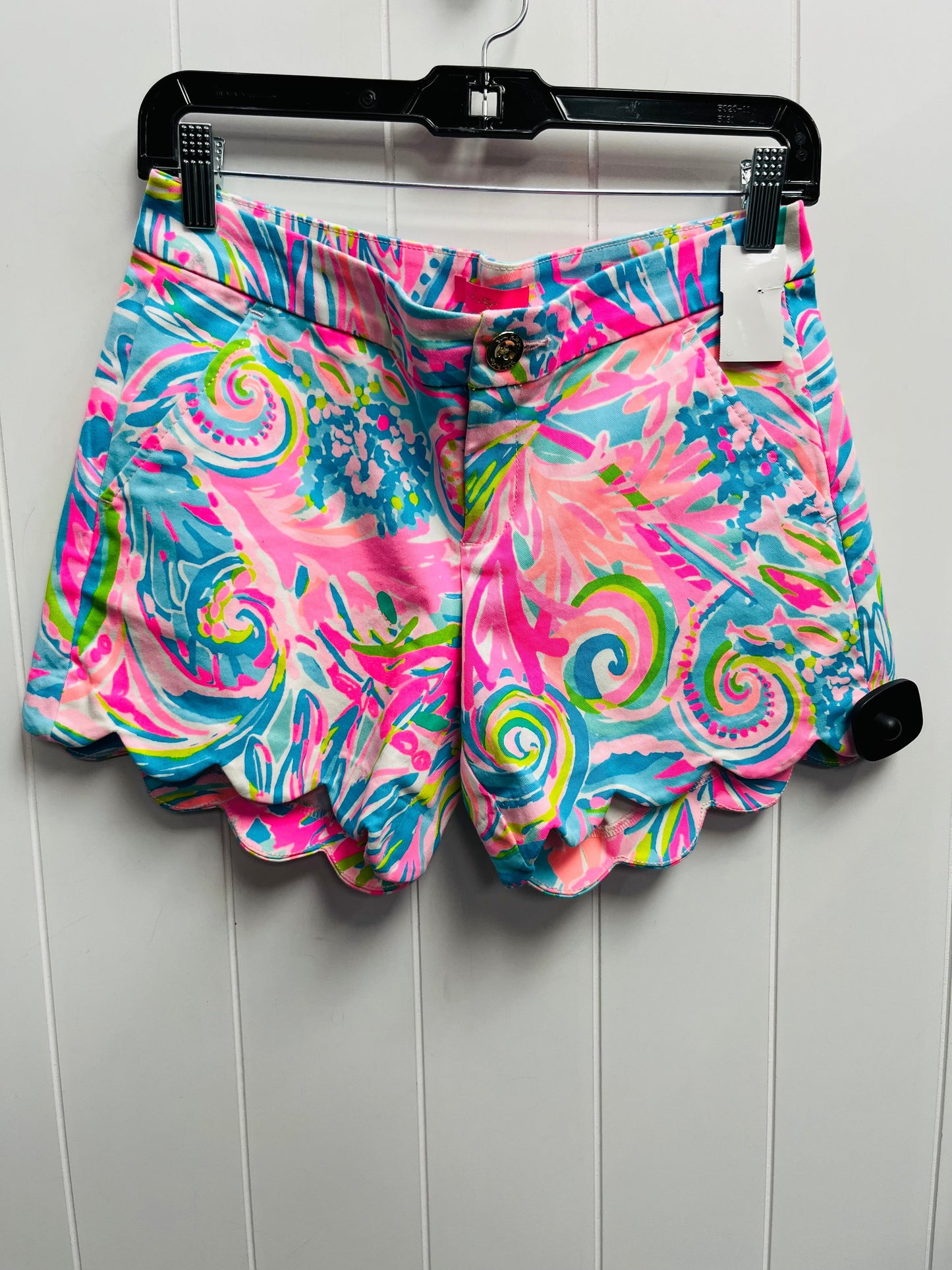 Shorts Designer By Lilly Pulitzer In Blue & Pink, Size: 2