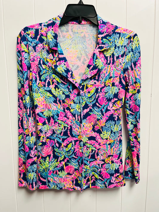 Pajamas Designer By Lilly Pulitzer In Blue & Pink, Size: Xs