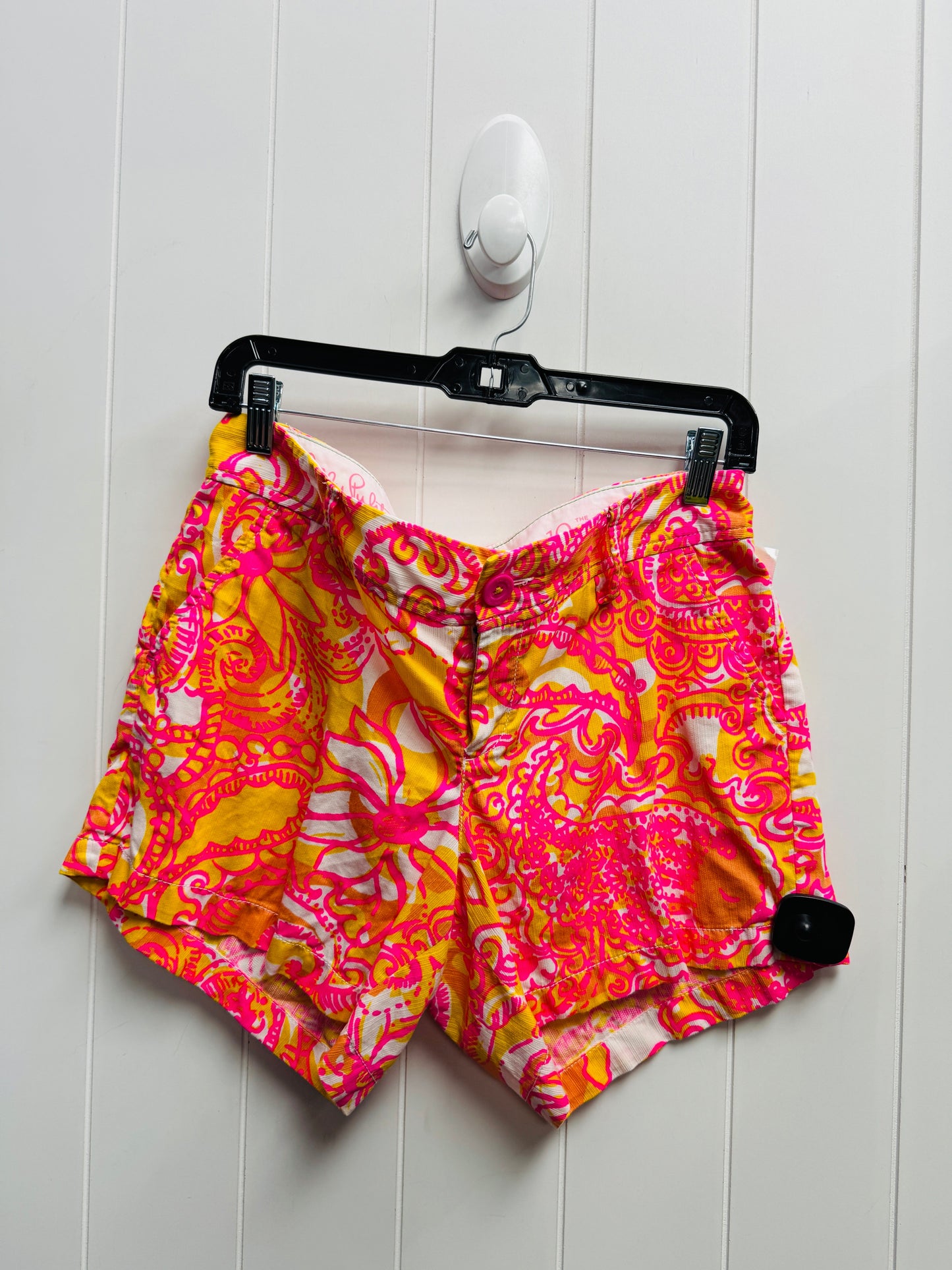 Shorts Designer By Lilly Pulitzer In Orange & Pink, Size: 10