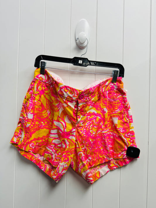 Shorts Designer By Lilly Pulitzer In Orange & Pink, Size: 10