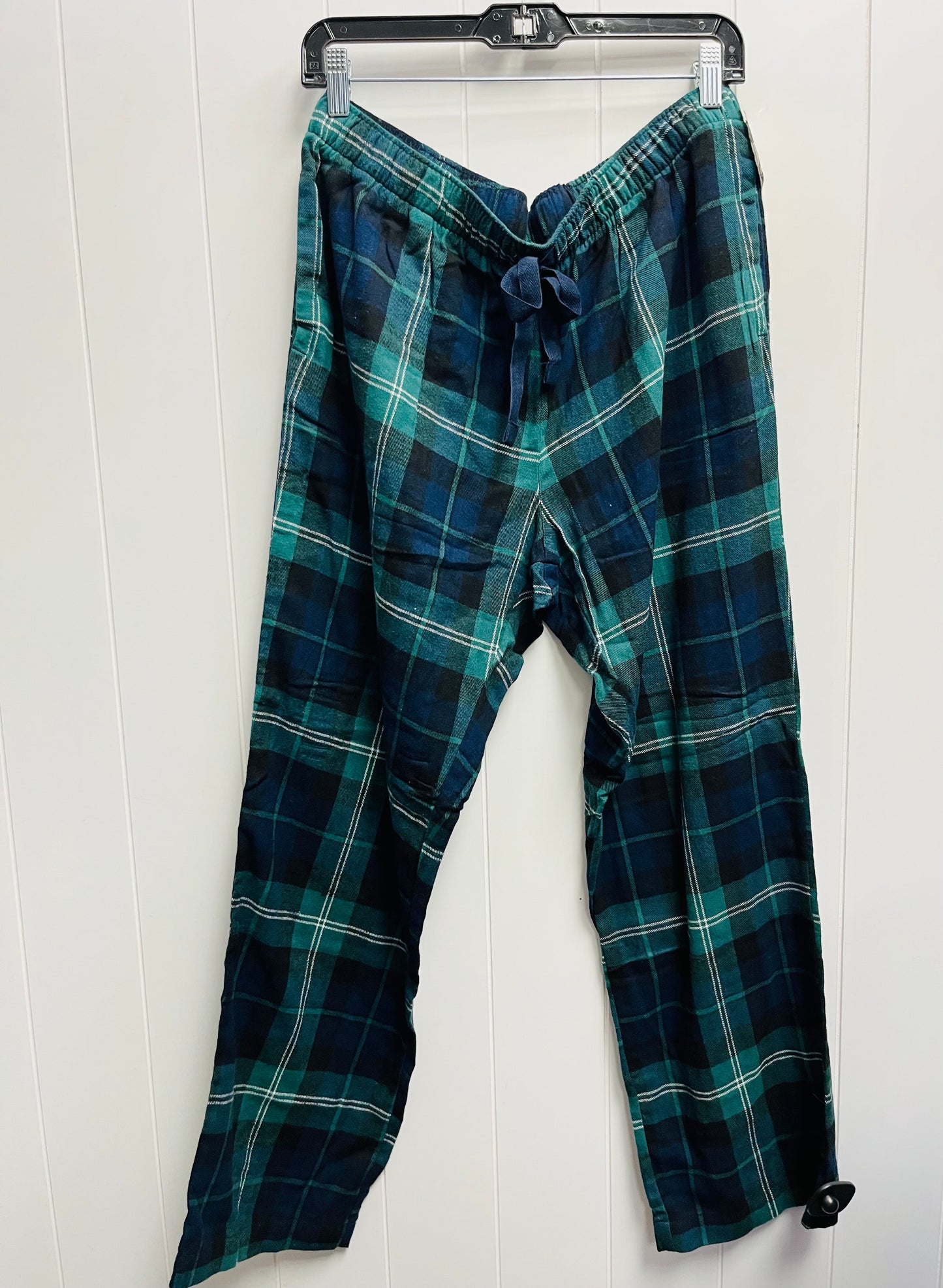 Pajama Pants By Old Navy In Blue & Green, Size: L