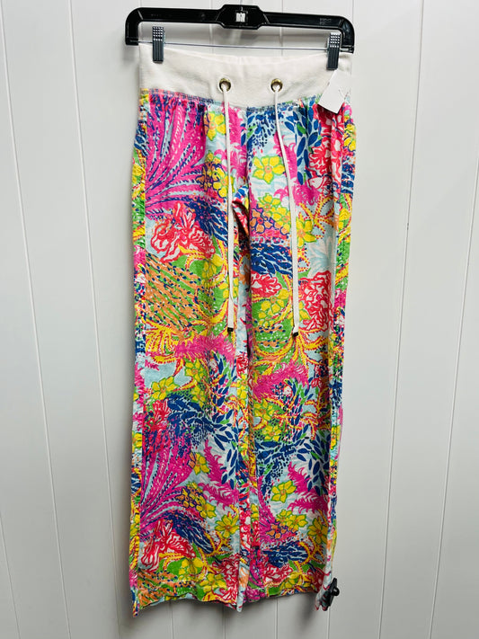 Pants Designer By Lilly Pulitzer In Green & Pink, Size: Xs