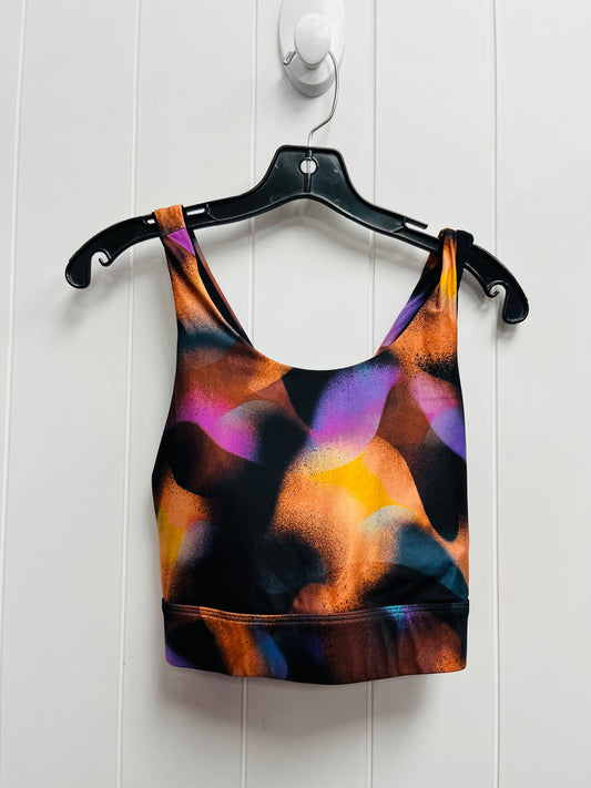 Athletic Bra By Fabletics In Black & Orange, Size: L