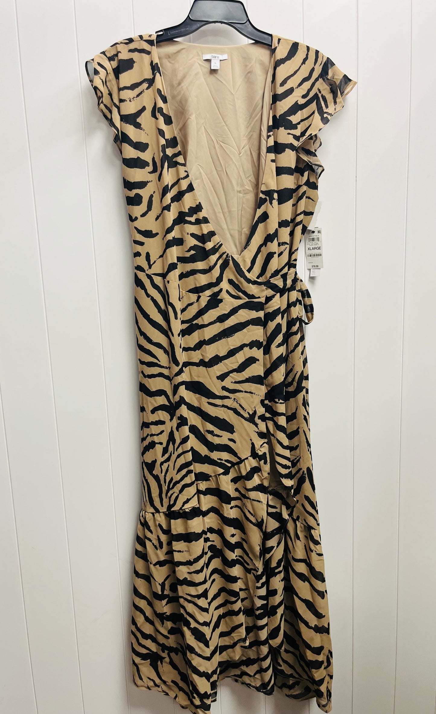 Dress Casual Maxi By Bar Iii In Animal Print, Size: Xl