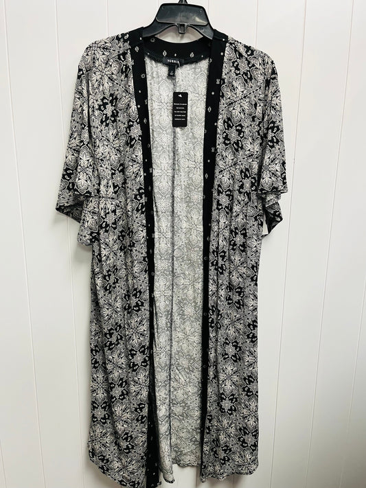 Kimono By Torrid In Black & White, Size: 2x