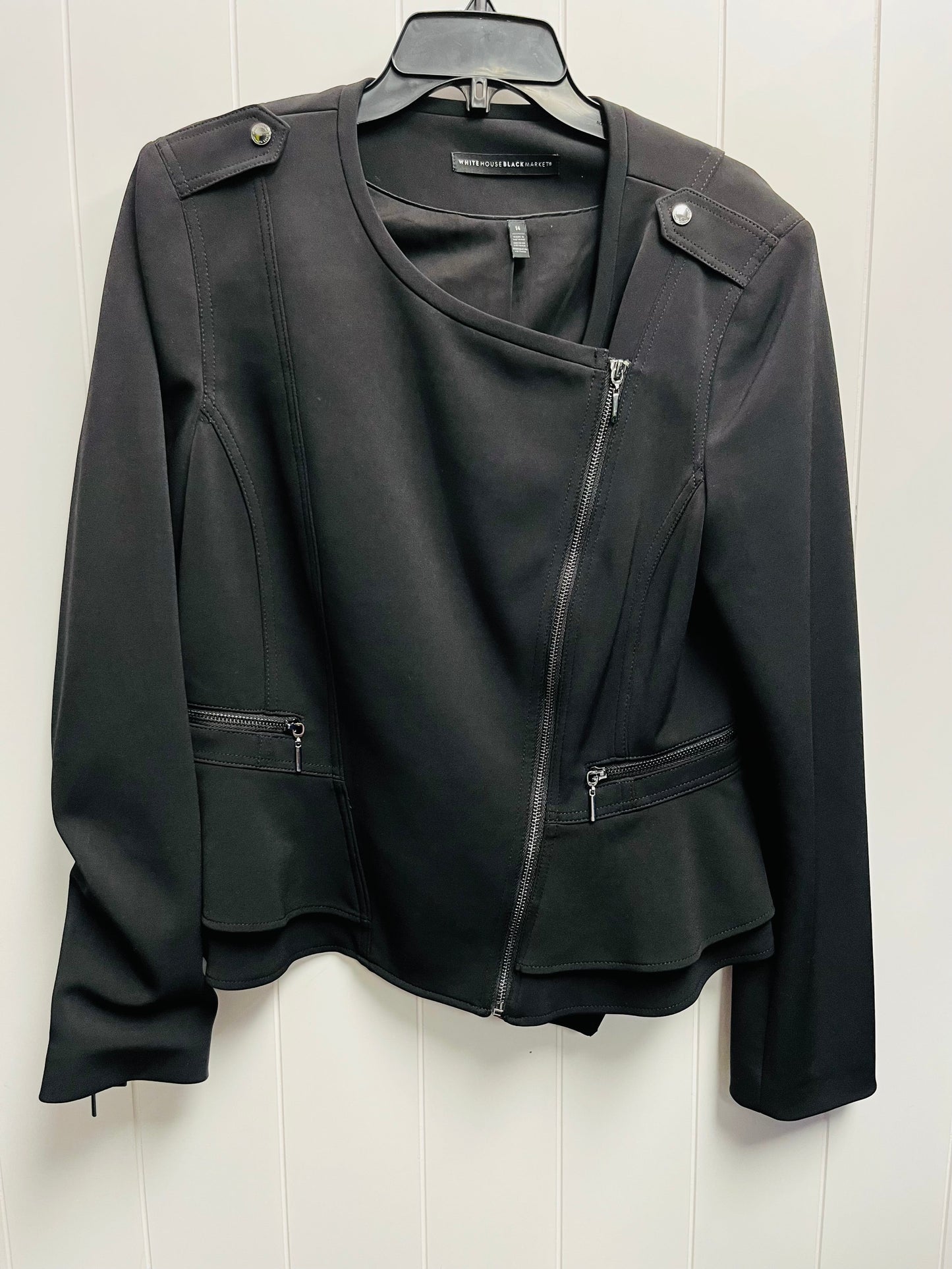 Jacket Other By White House Black Market In Black, Size: 14