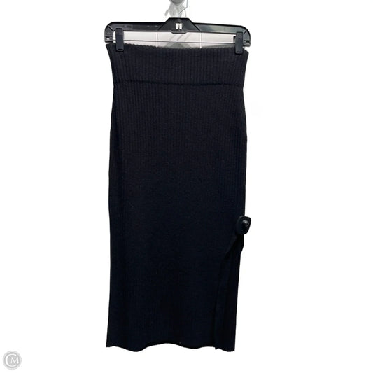 Skirt Midi By Express In Black, Size: S