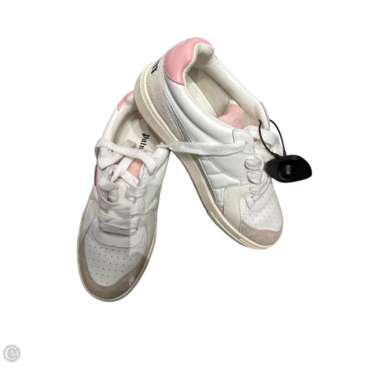 Shoes Sneakers By PRETTY ANGELS In Pink & White, Size: 9