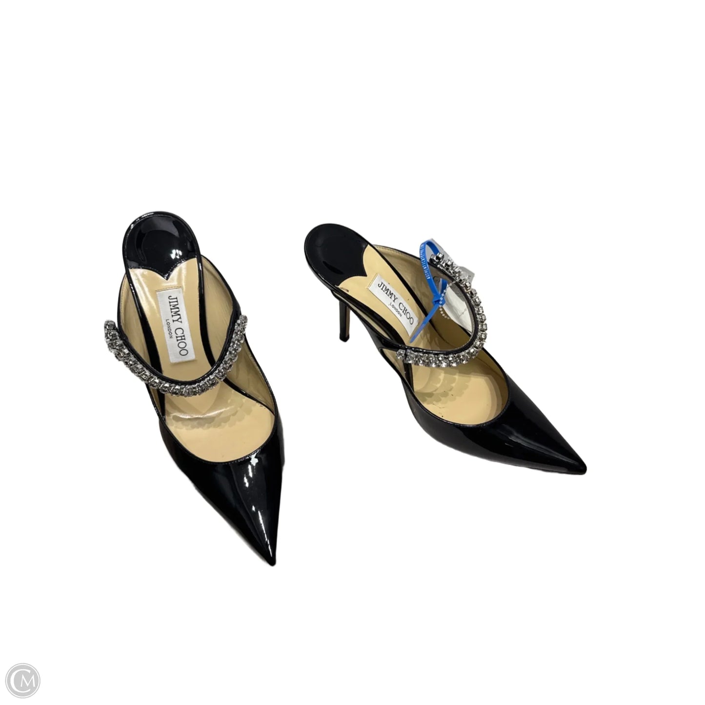 Shoes Luxury Designer By Jimmy Choo In Black, Size: 9