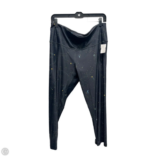 Athletic Capris By Victorias Secret In Blue & Grey, Size: Xl