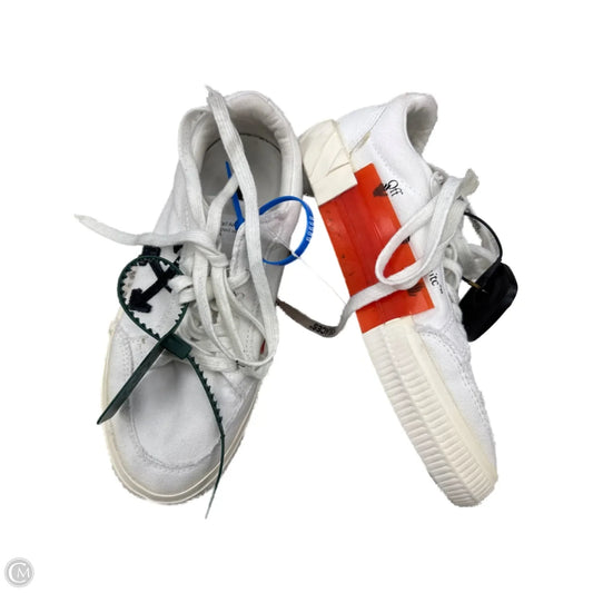 Shoes Luxury Designer By Off-white In Black & White, Size: 7