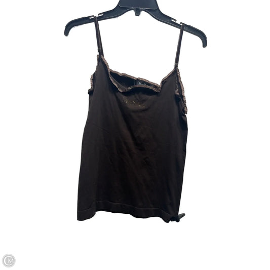 Top Sleeveless Designer By Max Mara In Brown, Size: L