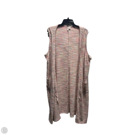 Vest Other By Cato In Grey & Pink, Size: 18