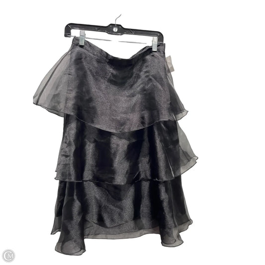 Skirt Midi By H&m In Black, Size: 10