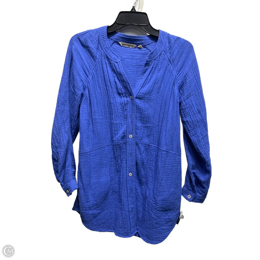 Top Long Sleeve By Soft Surroundings In Blue, Size: Xs